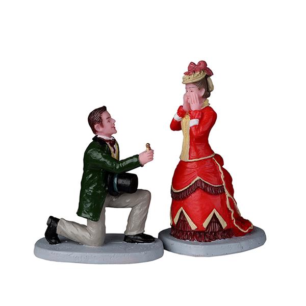 Lemax 22141 - THE PROPOSAL, SET OF 2