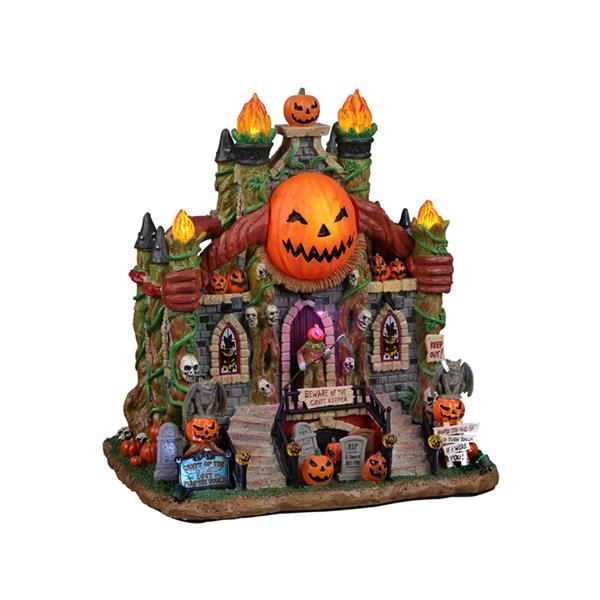 Lemax 25841 - CRYPT OF THE LOST PUMPKIN SOULS, WITH 4.5V ADAPTOR