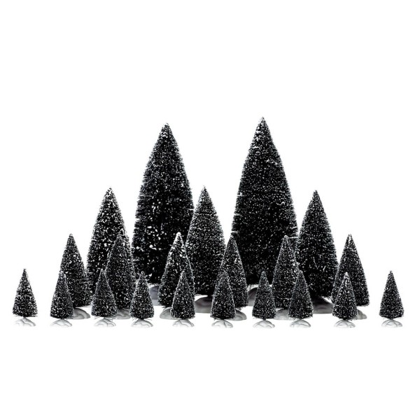 Lemax - ASSORTED PINE TREES, SET OF 21