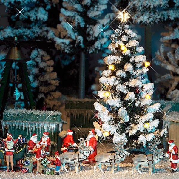 Busch H0 5411 Beleuchteter Weihnachtsbaum