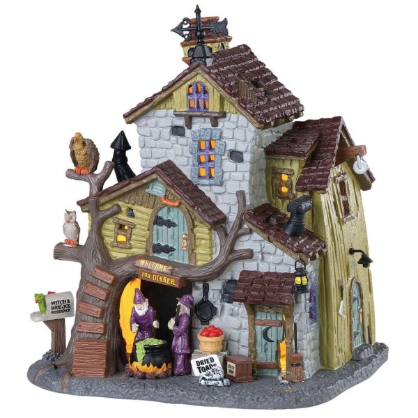Lemax 85308 - WITCH AND WARLOCK RESIDENCE - Spooky Town Halloween Neu