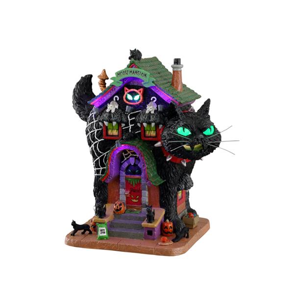 LEMAX SPOOKY TOWN 15730 - MEOW MANSION, B/O (4.5V)