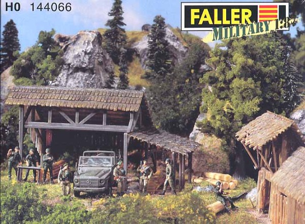 Faller Military H0 144066 - Dioramapackung "Rastplatz"