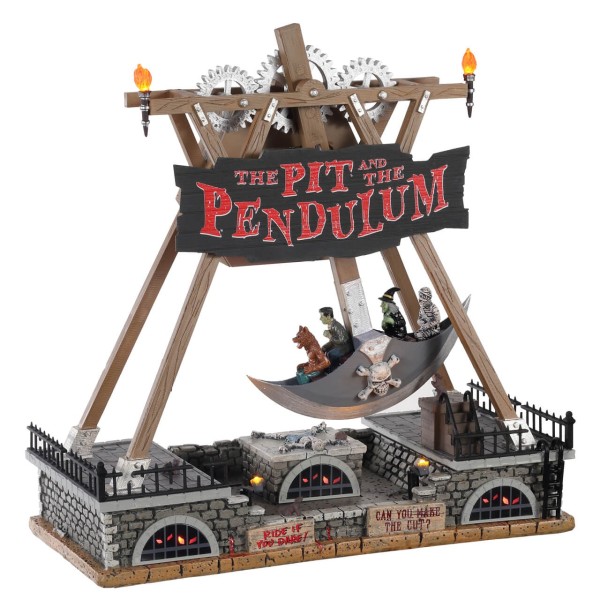 Lemax 04704 - THE PIT AND THE PENDULUM, WITH 4.5V ADAPTOR - Halloween