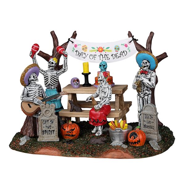 Lemax 23583 - DAY OF THE DEAD PARTY - Spooky Town Halloween