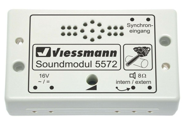 Viessmann 5572 Soundmodul Kettensäge mit Synchroneingang Neu