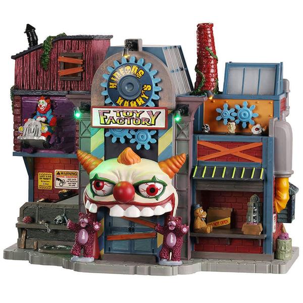 Lemax Spooky Town - HIDEOUS HARRY''S TOY FACTORY, WITH 4.5V ADAPTOR