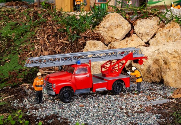 Pola G 331614 - Feuerwehrfahrzeug Opel Blitz mit Drehleiter
