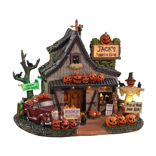 LEMAX Spooky Town 04716 - JACK''S PUMPKIN FARM