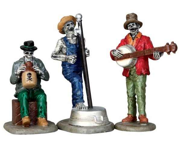 Lemax Spooky Town 62421 - JEEPERSCREEPER''S JUGBAND, SET OF 3 948