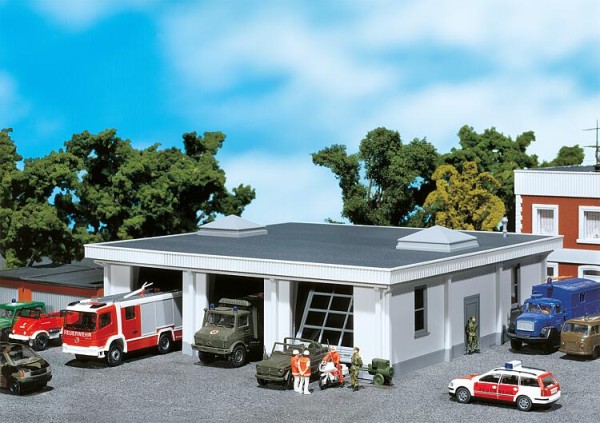 Faller Military H0 144040 - Feuerwehr-Garage