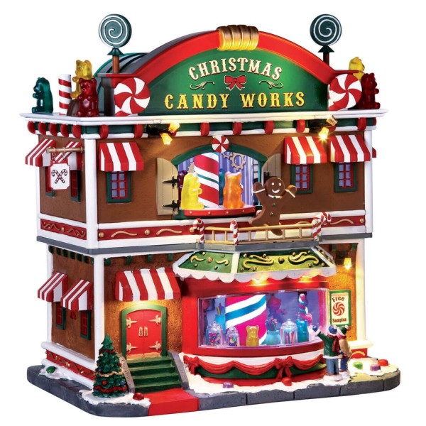 Lemax 65164 - CHRISTMAS CANDY WORKS, WITH 4.5V ADAPTOR -