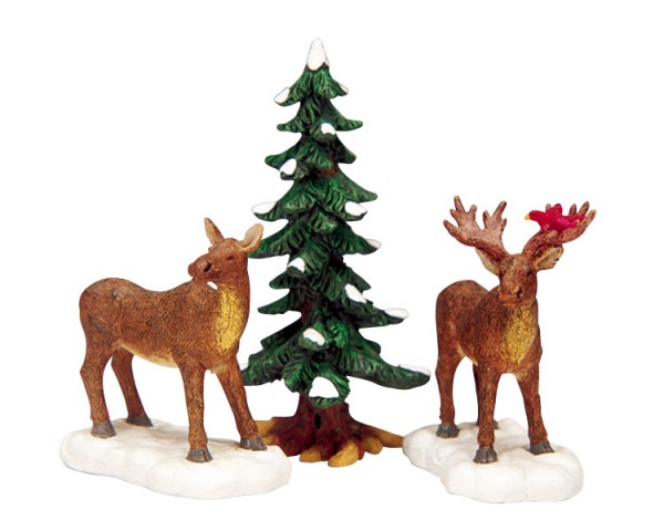 Lemax - MR AND MRS MOOSE, SET OF 3 811
