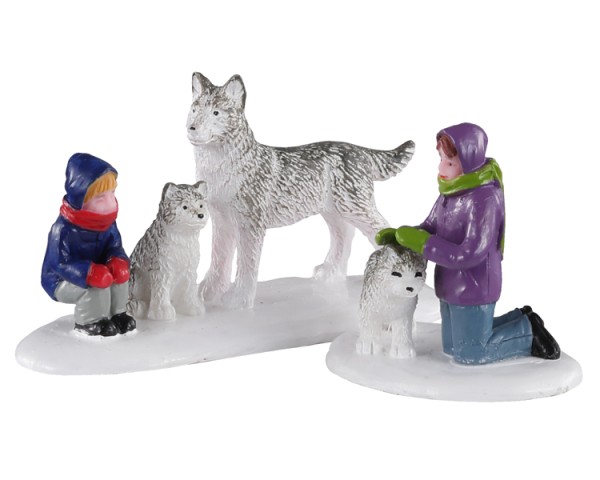 Lemax 02941 - FUTURE SLED DOGS, SET OF 2